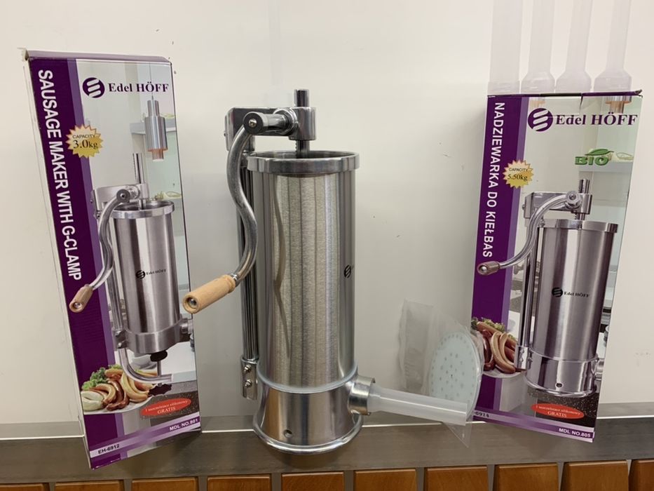 Nadziewarka do kiełbasy3.5 5.5kg Stal Nierdzewna najlepsza jakość wawa