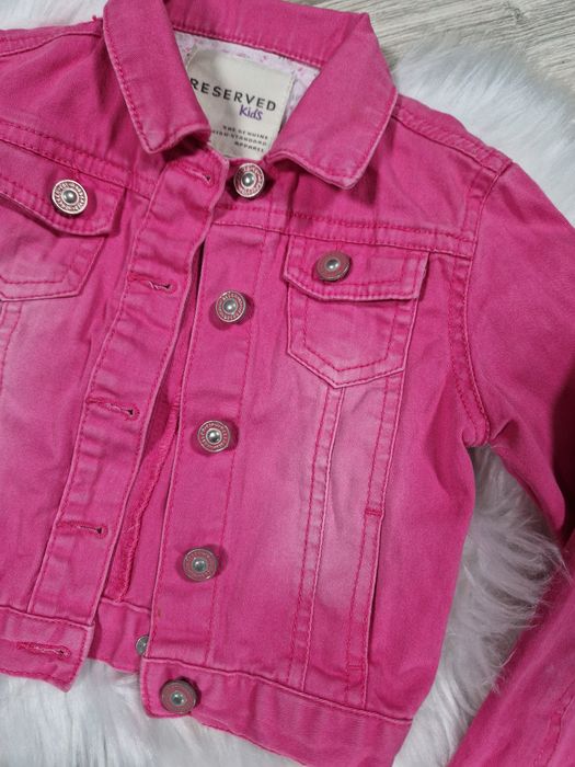 Katana kurtka jeansowa dziewczęca Reserved Kids rozmiar 98 2- 3 lata r