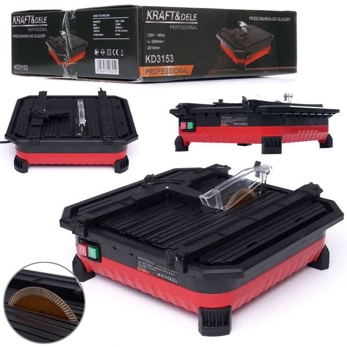 KRAFT&DELE Piła Stołowa Przecinarka Do Płytek Na Mokro 1200W KD3153