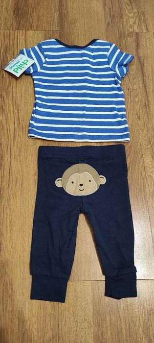 Новий одяг Carter's 3-6-9 м Картерс 100% бавовна футболка штани боді