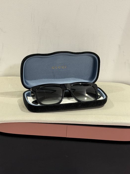 Okulary przeciwsłoneczne czarne Gucci