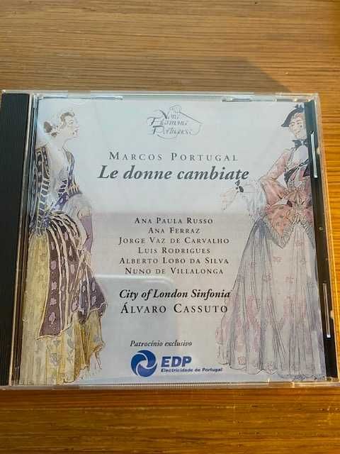 Marcos Portugal, City Lond Sinf, Álv. Cassuto –"Le Donne Cambiate" CD