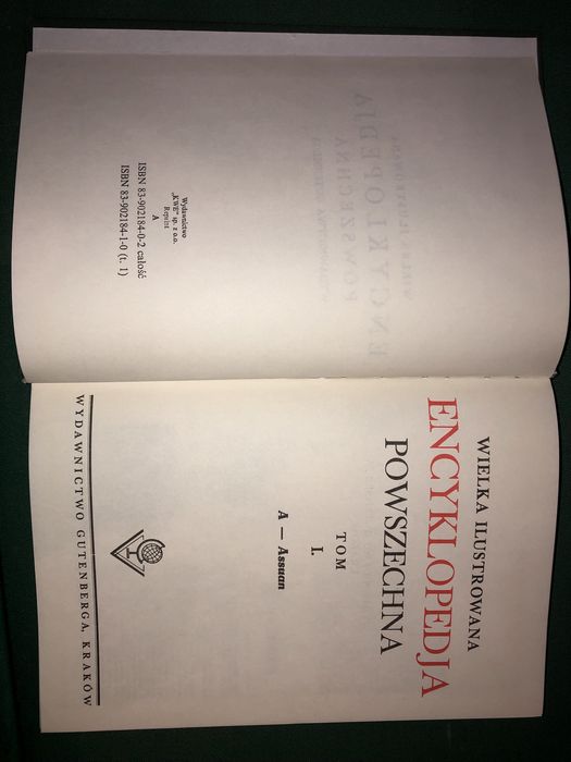 Encyklopedia powszechna Gutenberga 34 tomy