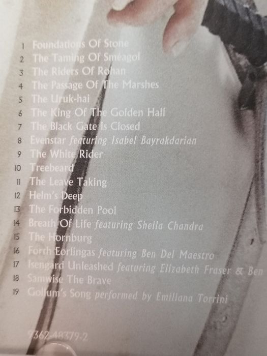 CD banda sonora The Lord of the Rings The two towers, Senhor dos Anéis