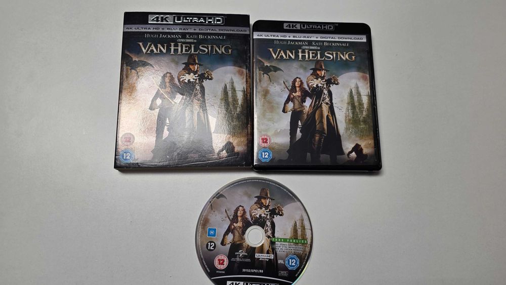 blu ray Van Helsing 4k HDR w slipcover