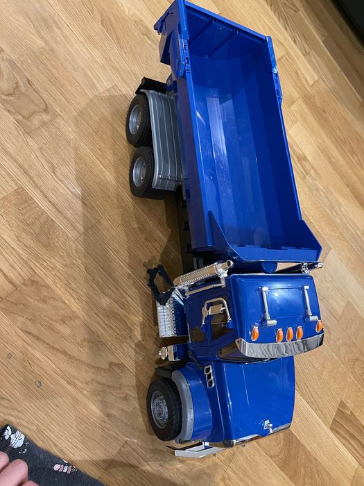 Bruder самосвал синий