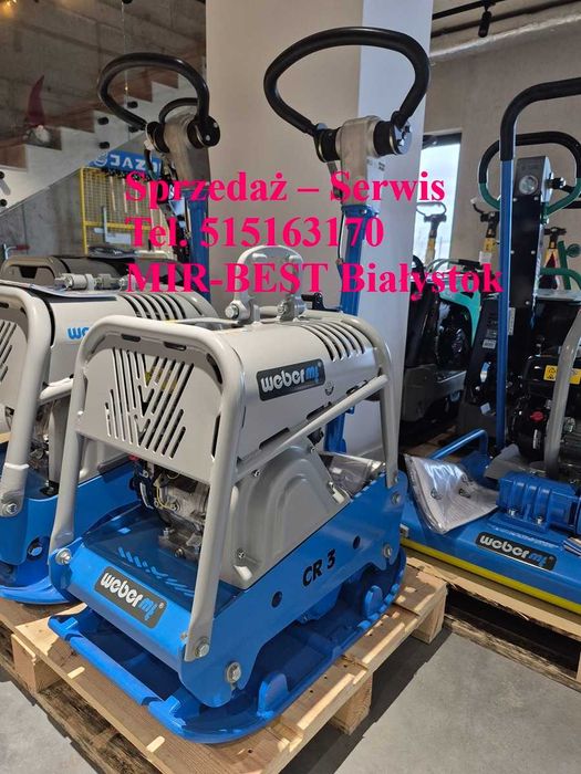 Zagęszczarka weber cr3 waga 204 kg jak bomag bpr 35/60