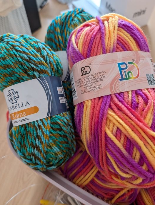 Ovillas Multicolor Acrílico