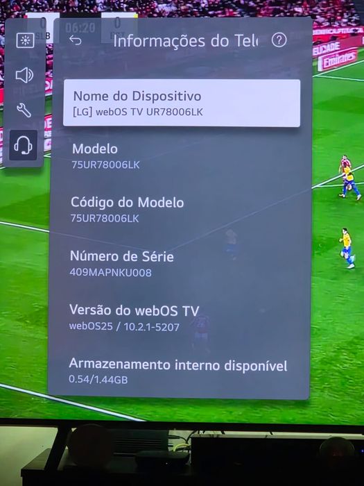 Televisor LG 75 polegadas