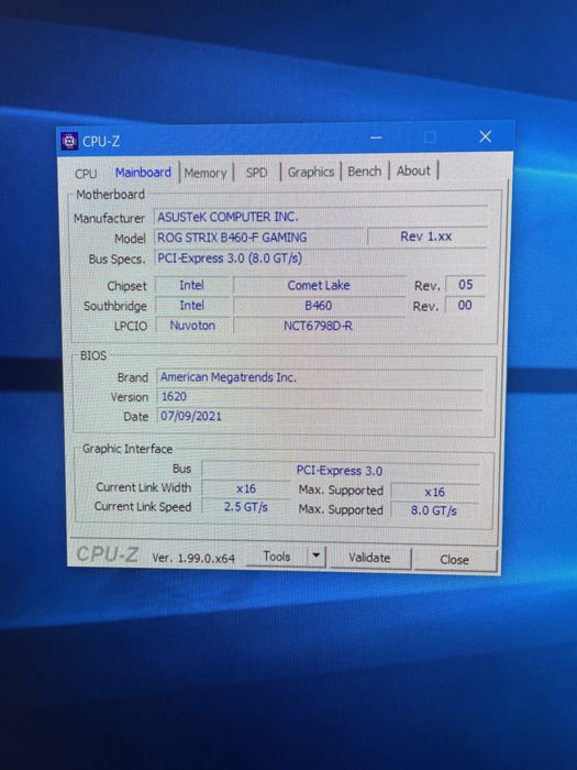 Материнська плата asus rog strix b460-f LGA 1200