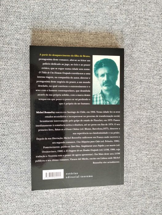 Livro "O tédio de um homem ocupado" de Michel Bonnefoy