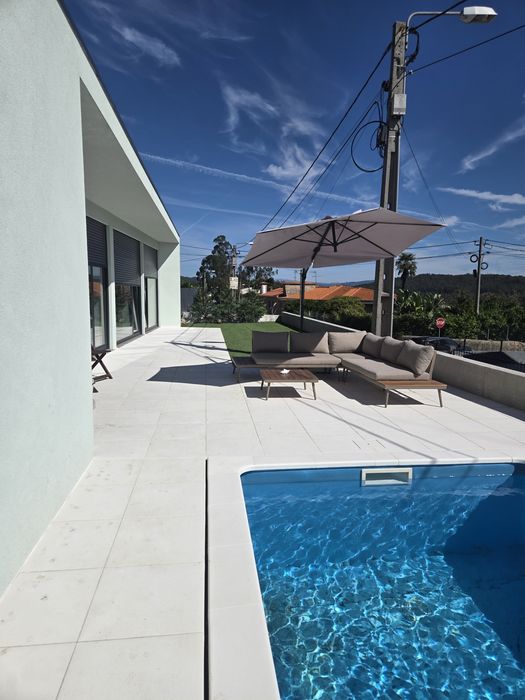 10m pavimento Cerâmico deck Piscina + 10 peças Bordadura Sahara