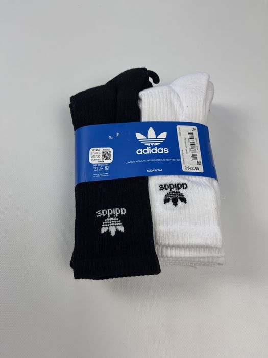 Оригінал!  Набір Шкарпеток Adidas Crew 6 пар