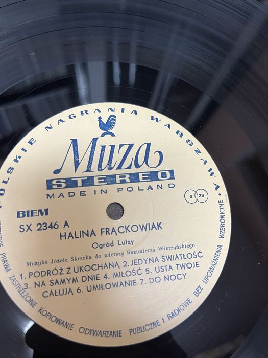 Płyta winylowa - Halina Frąckowiak