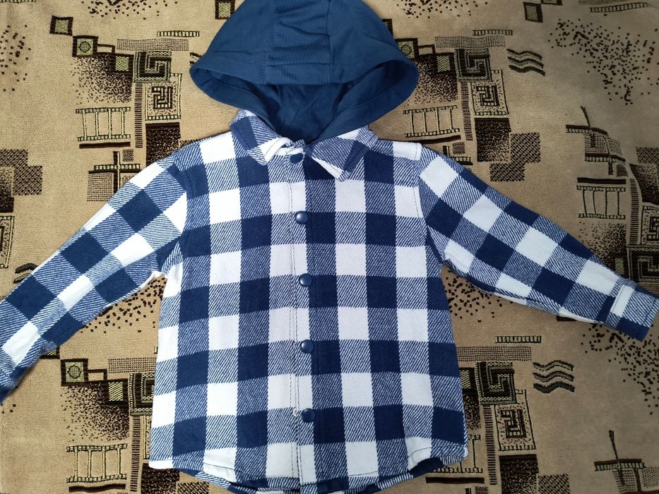 Тепла рубашка кофта бомбер худі F&F