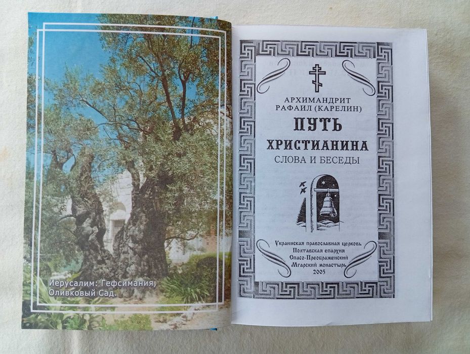 Книга Путь христианина. Архимандрит Рафаил Карелин. Мгарский монастырь