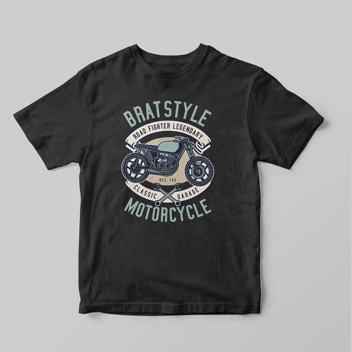 t-shirt Brat Style motocycle