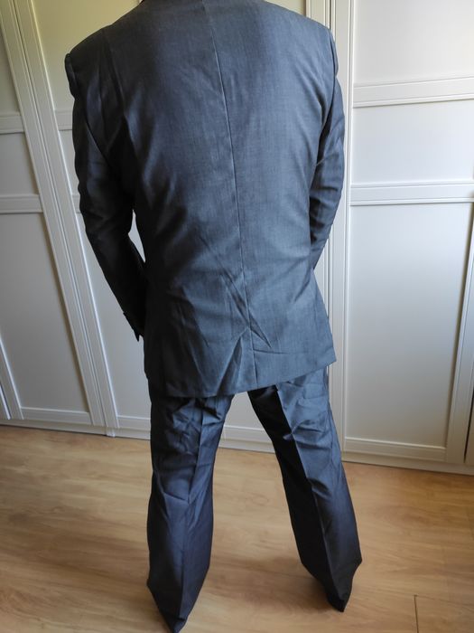 Garnitur męski szary