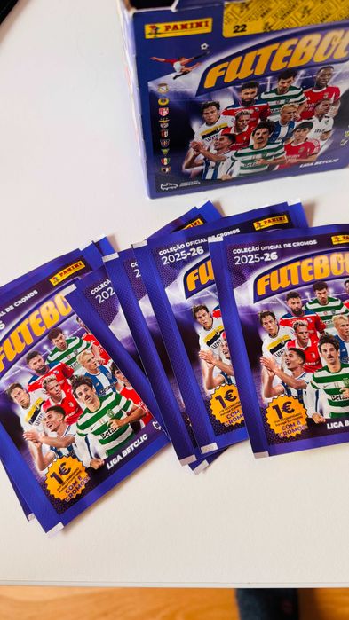 Caixa 50 Cromos Liga Betclic 2025-2026 Panini