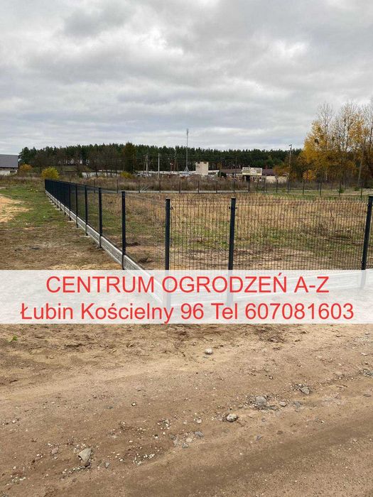 Ogrodzenia panelowe płot na podmurówce bramy furtki montaż PRODUCENT