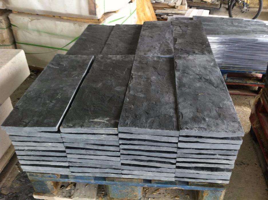 Tiras pedra xisto preto 10Cm