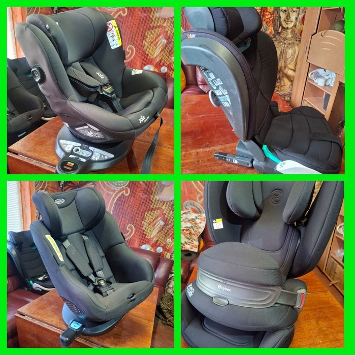 Дитяче автокрісло Cybex Graco Joie Flex fix isofix автокресло ізофікс бустер