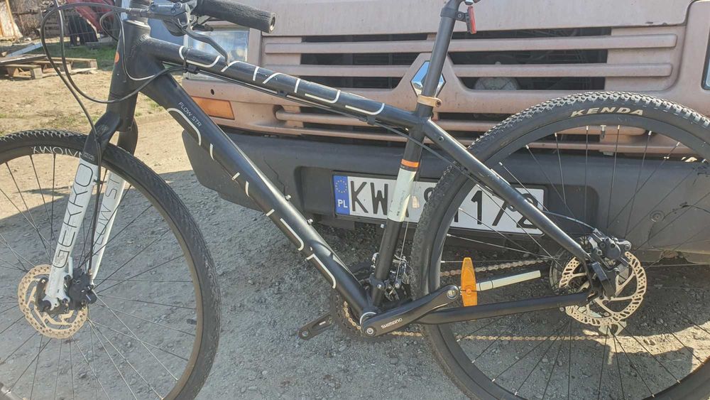 Miejski Rower Gekko Flow STR rozmiar M 18" Hamulce Hydrauliczne Gravel