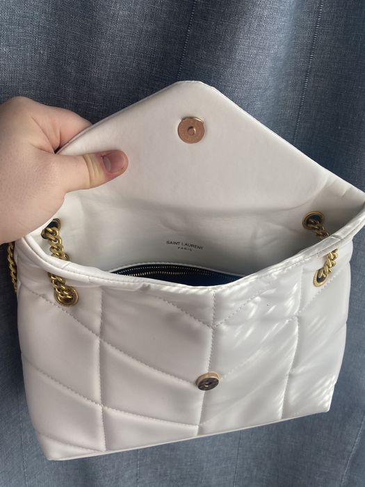 Saint Laurent torebka ysl skóra naturalna