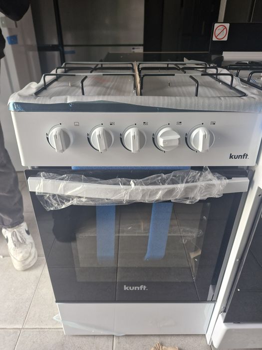 Fogão kunft   branco  gas