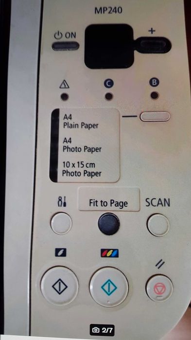 Принтер Canon MP 240 Друк /копія/сканування.