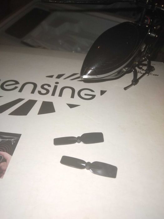 Лопасти для вертолёта на радиоуправлении. Ремонтный комплект.