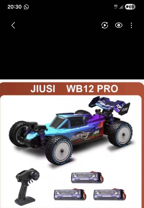 Carro rc jiusi WB12Pro