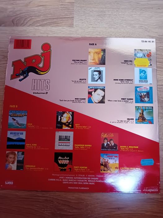 NRJ hits wolumen 3 LP winyl