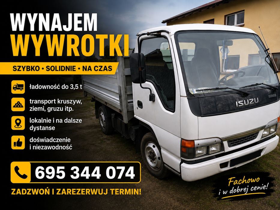 Wynajem wywrotki na dobę