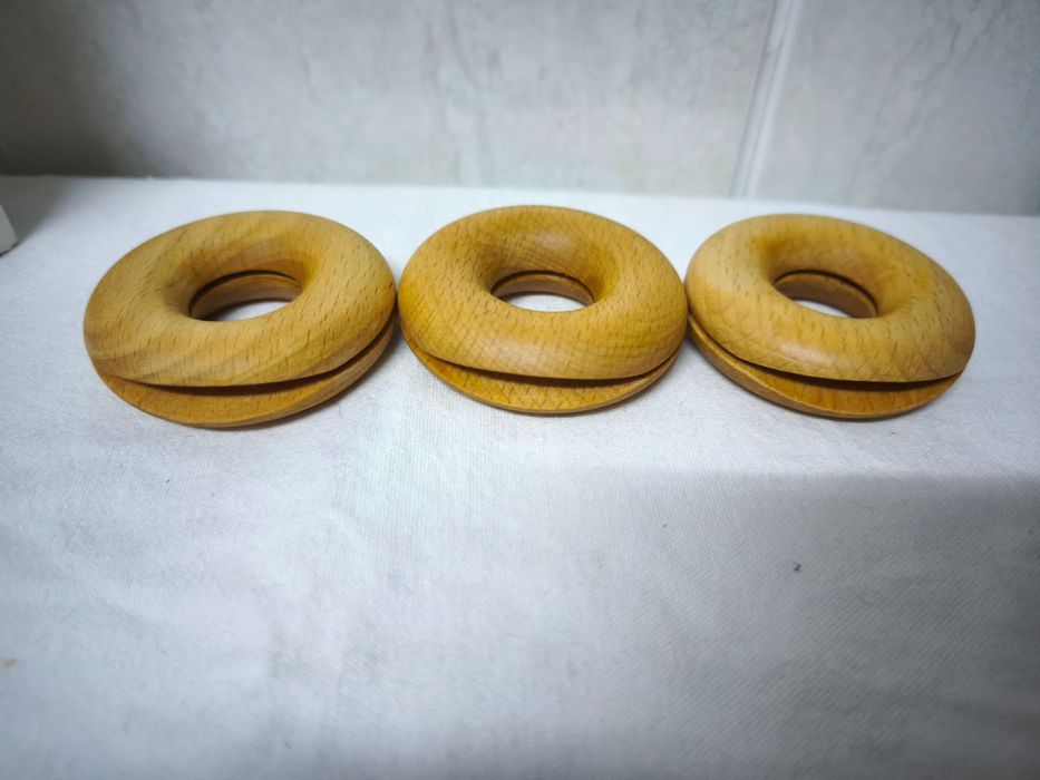Conjunto 3 Pinças de Madeira Piy *novo*