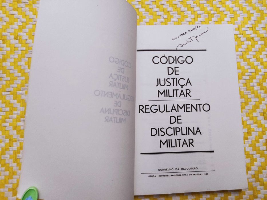 Conselho da revolução CÓDIGO DE JUSTIÇA MILITAR