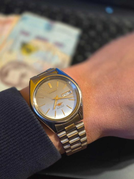 CITIZEN Eagle Automatic Day/Date Silver на браслете President