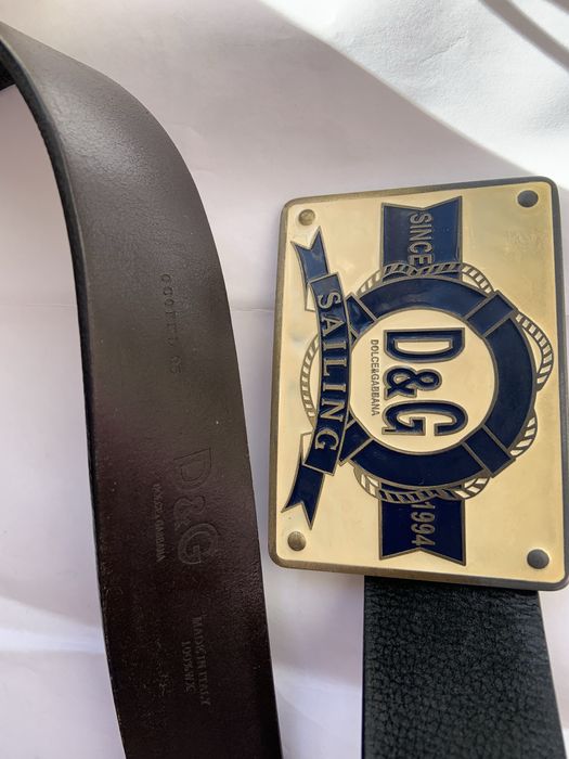Винтажный ремень D&G Sailing 1994 Made in Italy