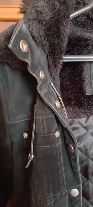 Zamszowa kurtka damska