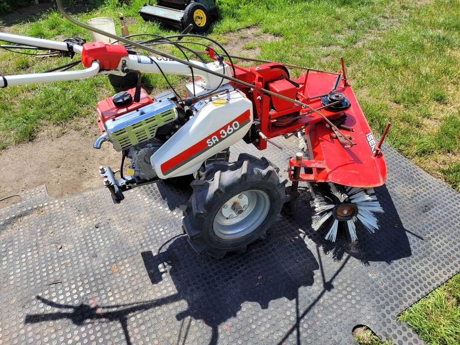 Traktorek Dzik Pług ISEKI SA360F zamiatarka kubota odśnieżanie Honda