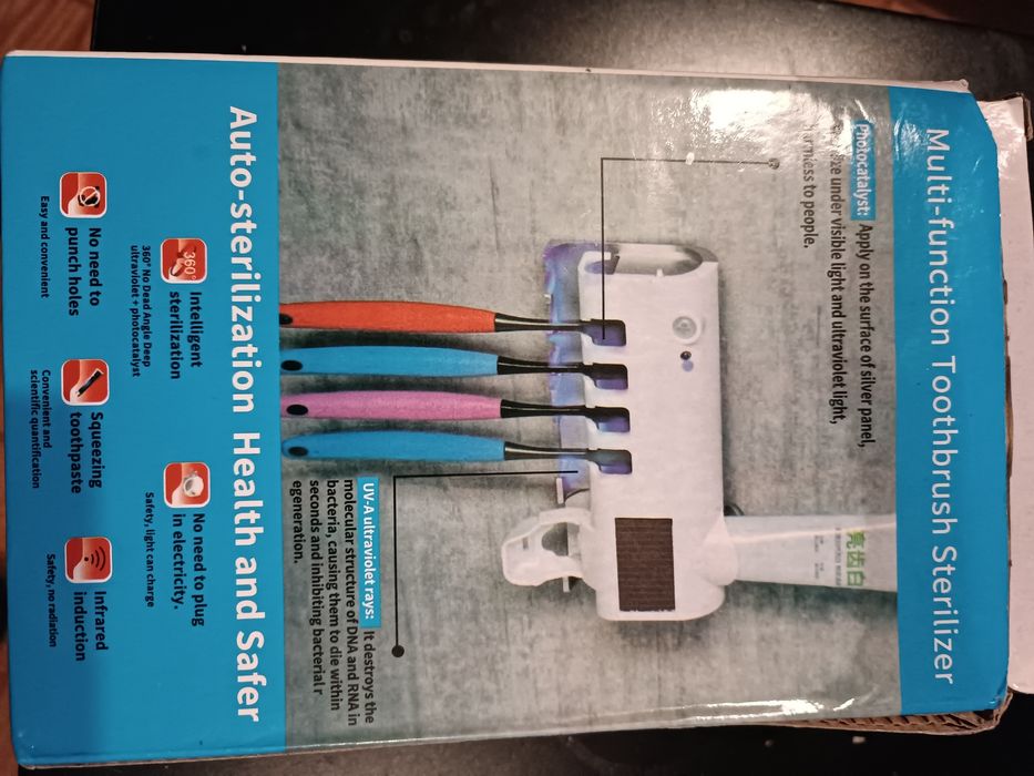 Multi-funções esterilizador de escova de dentes