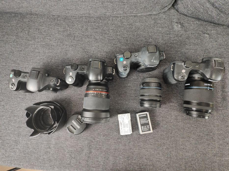 Galaxy NX camera android 4 szt + obiektywy