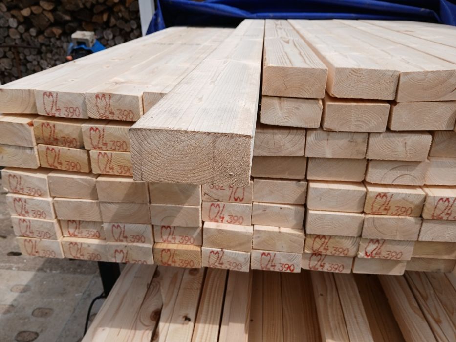 Kantówki, drewno konstrukcyjne KVH, C24