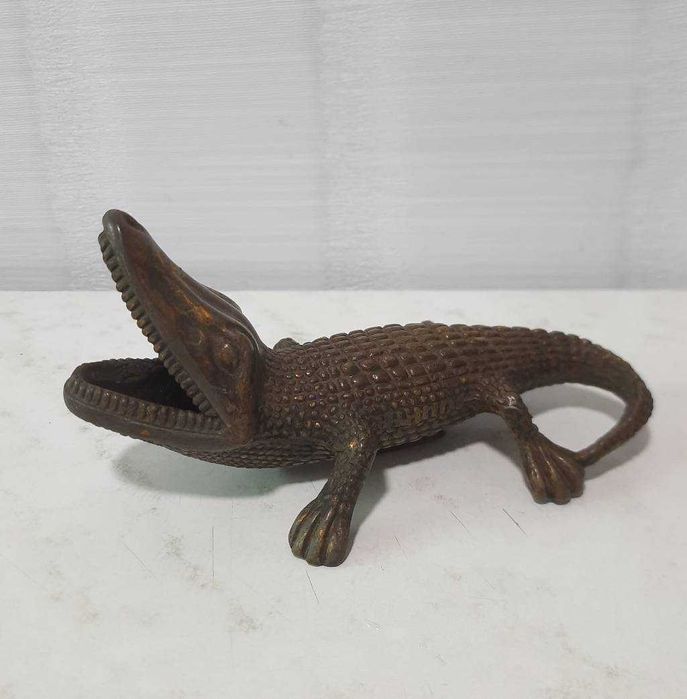 Статуэтка Гекон. Металл, литье. СССР.