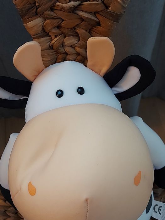 Peluche Vaca super leve e macia + 3 anos.