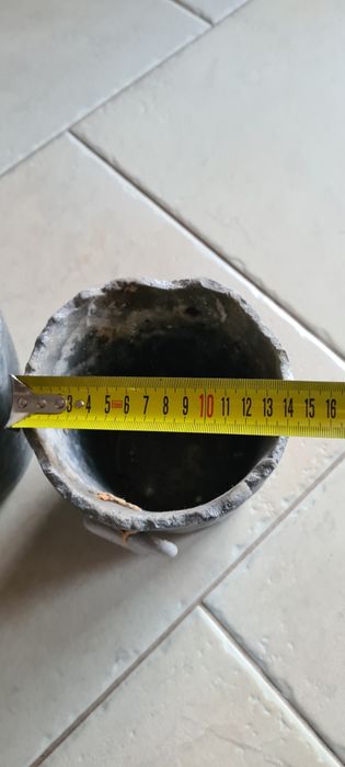 Doniczki betonowe serce home 3 szt