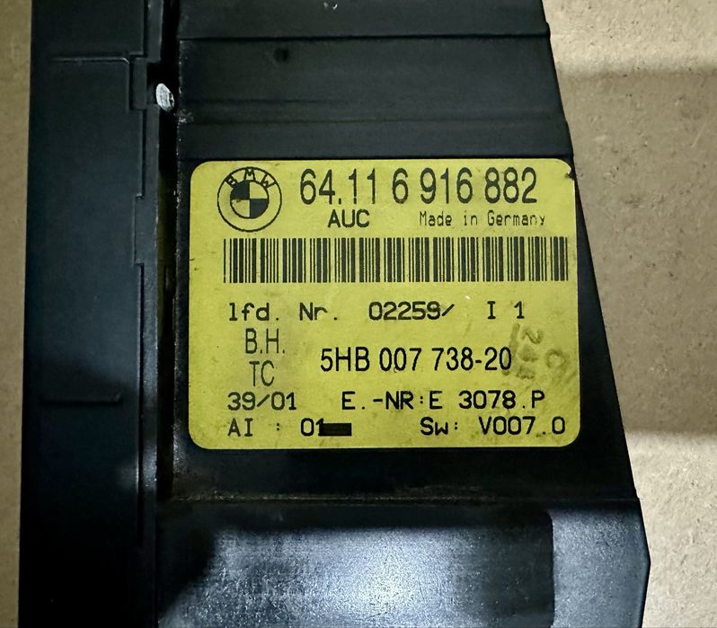 Climatronic Bmw E46 Serie 3 1998 a 2005