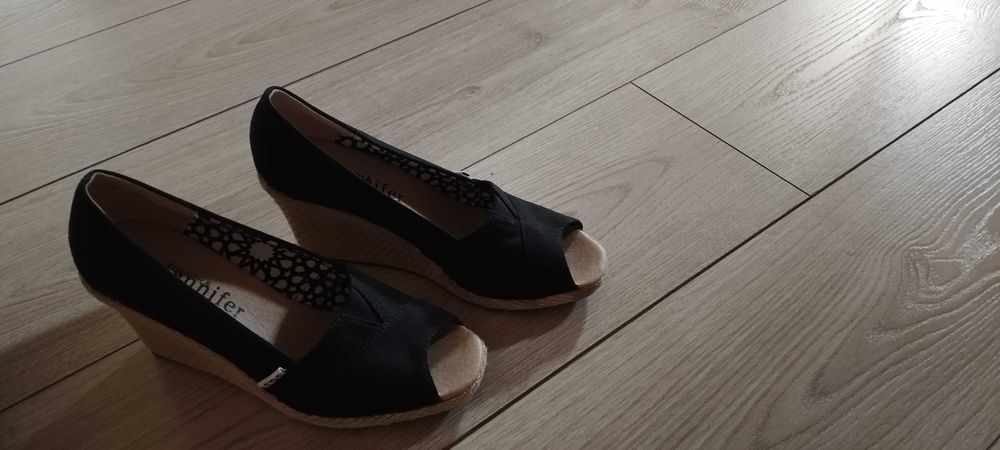 Espadryle na koturnie