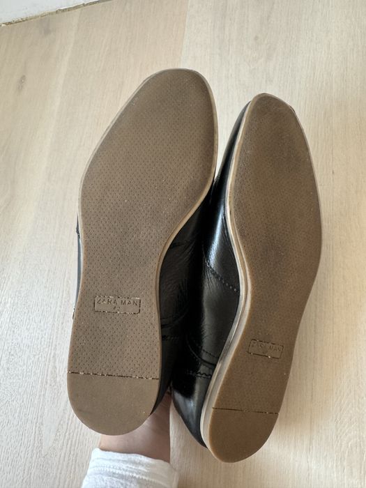 ZARA Man skórzane męskie buty skóra naturalna 42