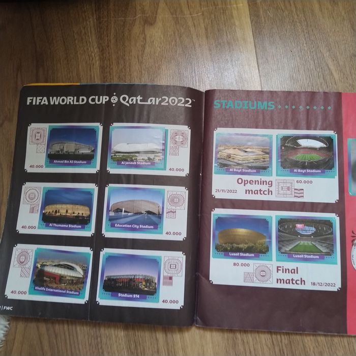 Álbum Copa Mundial Futebol FIFA 2022